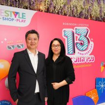โรบินสันไลฟ์สไตล์ มอบช่วงเวลาที่ดีที่สุดฉลองใหญ่ครบรอบ 13 ปี ด้วยโปรแรงแห่งปี “ROBINSON LIFESTYLE 13th ANNIVERSARY BE WITH YOU”