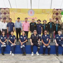 มูลนิธิป่อเต็กตึ๊ง แจกจ่ายเครื่องอุปโภคบริโภค พร้อมค่าพาหนะ ในประเพณีทิ้งกระจาด ประจำปี 2568 รวม 5,000 ชุด ณ สุสานมูลนิธิป่อเต็กตึ๊ง อำเภอบ้านแพ้ว จังหวัดสมุทรสาคร