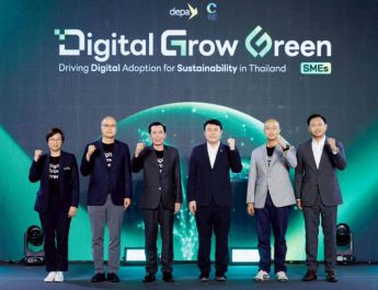ดีป้า – อบก. เปิดตัวโครงการ Digital Grow Green ดัน 400 ผู้ประกอบการใช้แพลตฟอร์มบันทึกข้อมูลการปล่อยคาร์บอนฟุตพรินต์ธุรกิจเพื่อนำไปสู่การปล่อยก๊าซเรือนกระจกสุทธิเป็นศูนย์ในปี 2065