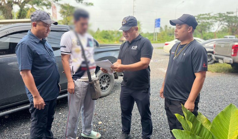 ตำรวจสอบสวนกลาง (CIB) รวบหนุ่มบัญชีม้า รับโอนเงินแก๊งสแกมเมอร์ลวงผู้เสียหายหลายพื้นที่