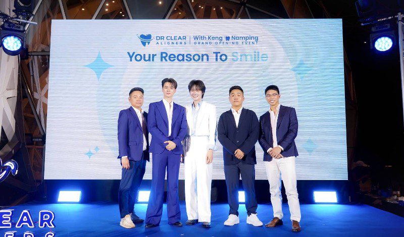 Dr Clear Aligners รุกตลาด Cosmetic Dentistry ไทย ชูนวัตกรรมจัดฟันใส 3 มิติ พร้อมเปิดตัว “เก่ง-น้ำปิง” ตอกย้ำภาพลักษณ์แบรนด์ระดับสากล
