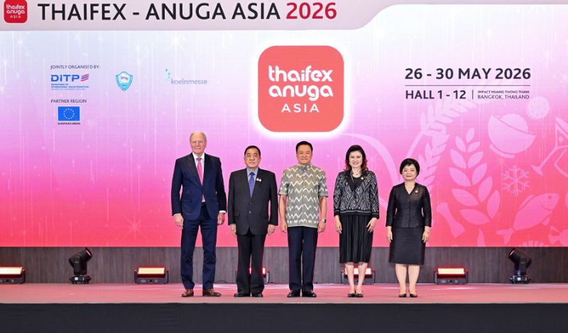 นายกรัฐมนตรี เปิดเวที THAIFEX – ANUGA ASIA 2026 ต้อนรับผู้ซื้อ 130 ประเทศทั่วโลกปักหมุดไทยเป็นศูนย์กลางการค้าอาหารโลก คาดเงินสะพัดกว่า 130,000 ล้านบาท