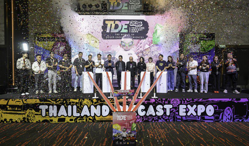 เปิดฉากยิ่งใหญ่ “THAILAND DIECAST EXPO 2026” ปีที่ 2 เติมสีสันโลกแห่งการสะสมเดินหน้ายกระดับสู่หมุดหมายวงการไดแคสต์แห่งอาเซียน