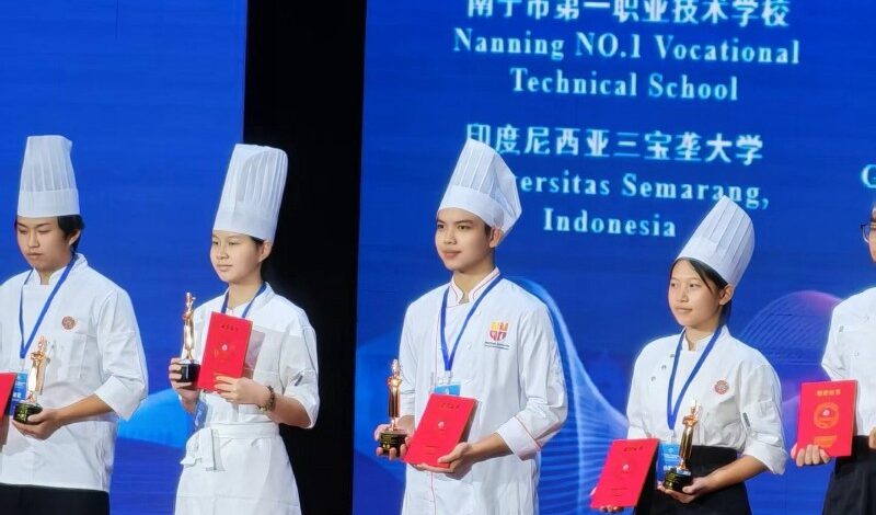 นักศึกษาโปรเชฟ มวล. คว้ารางวัล Bronze Award แข่งทักษะอาหารนานาชาติ ที่ประเทศจีน